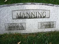 Manning, William G. and Miriam N. (Brush)